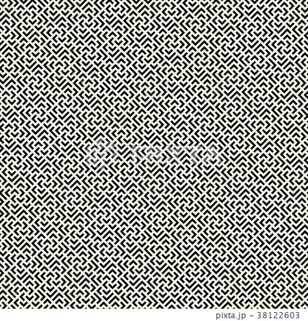 Seamless Geometric Chinese line pattern, vectorのイラスト素材 [38122603] - PIXTA