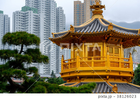 Pagoda style Chinese architecture Perfection in 38126023