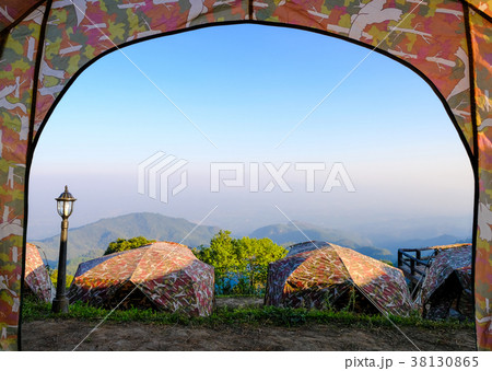 camp on the mountain 38130865