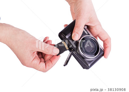 Memory Card inserted in the camera. Memory Card inserted in the camera. 38130908