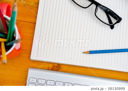 book top view Homework School notebook  38130999