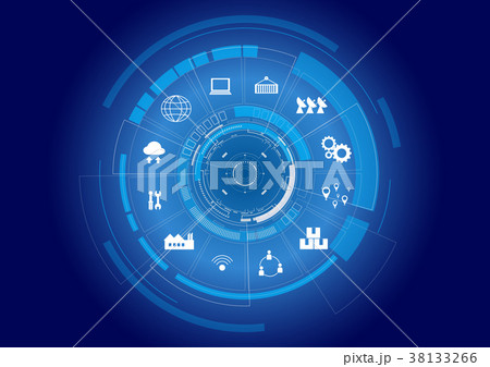 HUD or technology background 38133266