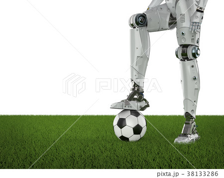 robot play soccer 38133286