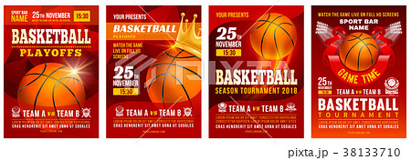 Basketball Poster Set 38133710