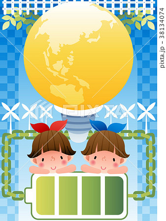 子供 風力発電 電池 38134074