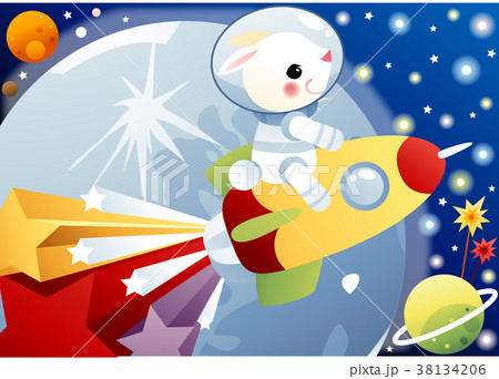 科学 宇宙 ウサギのイラスト素材 科学 宇宙 ウサギのイラスト素材