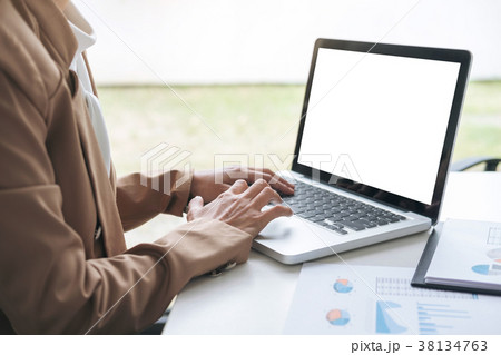 Business Financing Accounting Banking Concept, businesswoman wor Business Financing Accounting Banking Concept, businesswoman wor 38134763