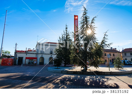 スペイン エル・エスコリアル駅前 スペイン エル・エスコリアル駅前 38135192