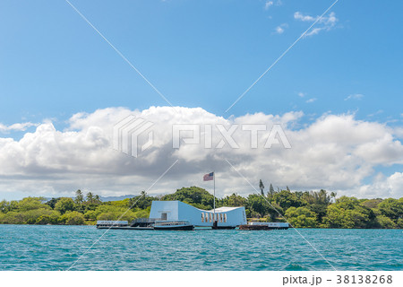 The USS Arizona Memorial in Pearl Harbor 38138268