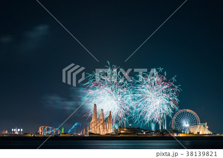 長島温泉の花火大会 38139821