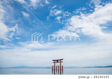 青空の白髭神社 青空の白髭神社 38140145