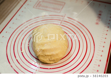 homemade raw wheat dough ball 38140203