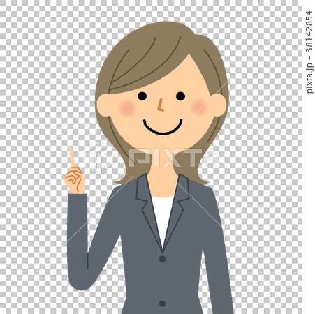 A female finger of a suit 38142854