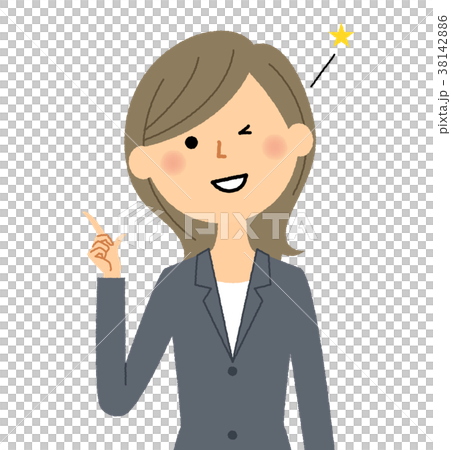 A female finger of a suit 38142886
