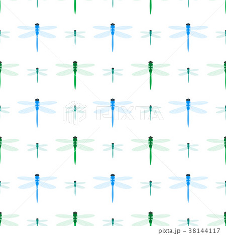 Dragonfly seamless pattern 38144117