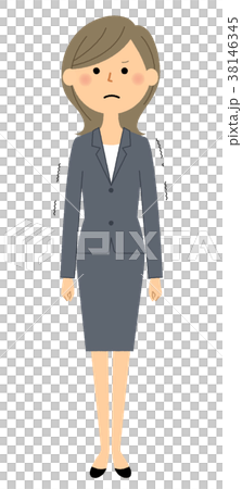 一套西裝令人失望的女人 38146345