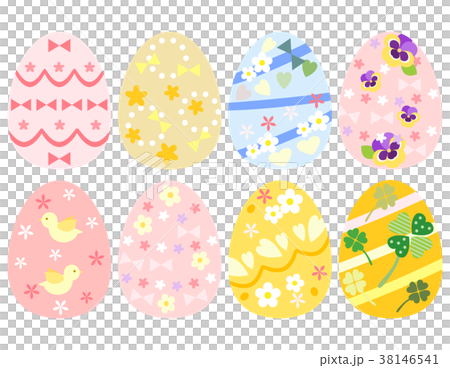 復活節彩蛋(彩色) 復活節彩蛋(彩色) 38146541