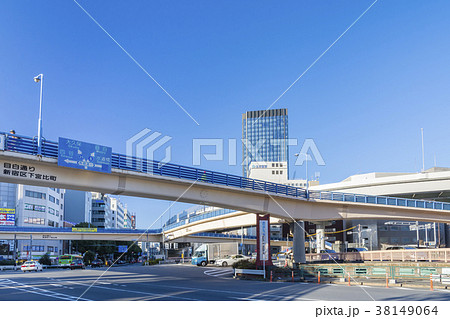 東京 飯田橋駅前 飯田橋交差点の風景 東京 飯田橋駅前 飯田橋交差点の風景 38149064