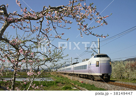 大糸線のE351系スーパーあずさ・2005年4月27日 38149447