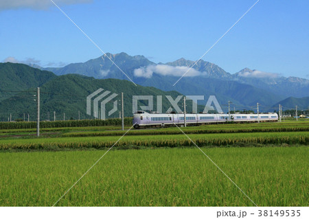 大糸線のE351系スーパーあずさ・2007年9月11日 大糸線のE351系スーパーあずさ・2007年9月11日 38149535