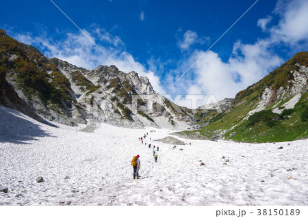 夏の白馬大雪渓 38150189
