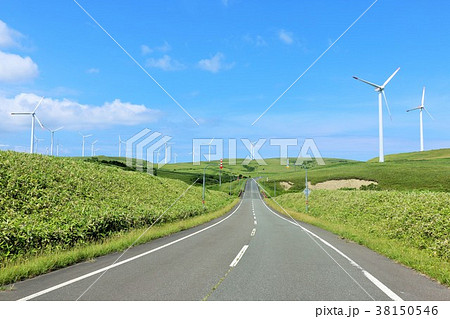 北海道 青空の宗谷丘陵 北海道 青空の宗谷丘陵 38150546