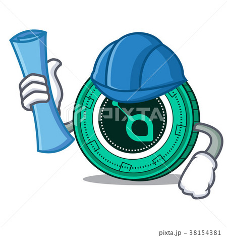 Architect SiaCoin character cartoon style 38154381
