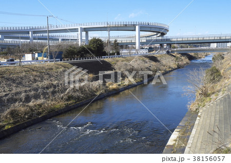 青葉区の鶴見川 青葉区の鶴見川 38156057