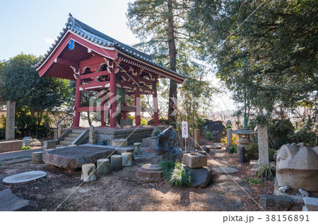 東京世田谷散歩、世田谷区野毛二丁目善養寺境内、鐘楼、 東京世田谷散歩、世田谷区野毛二丁目善養寺境内、鐘楼、 38156891