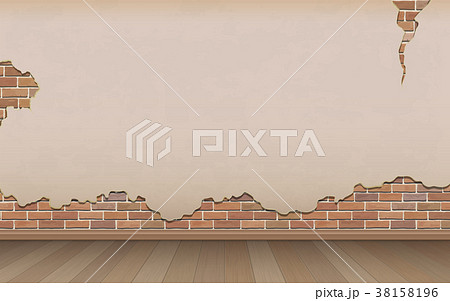 old wall and parquet floor 38158196