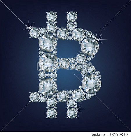Bitcoin made a lot of diamonds. Cryptocurrency. Bitcoin made a lot of diamonds. Cryptocurrency. 38159339