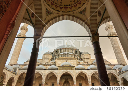 The view of Suleymaniye Mosque, Istanbul, Turkey The view of Suleymaniye Mosque, Istanbul, Turkey 38160329