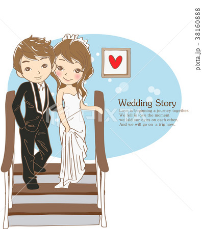 結婚 新郎 花嫁 38160888