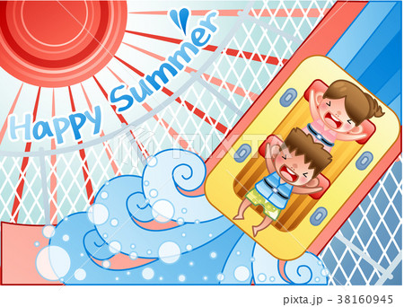 イラスト 夏 レクリエーションのイラスト素材