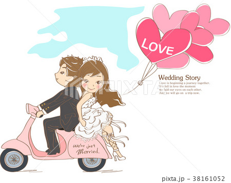 結婚 新郎 花嫁 38161052