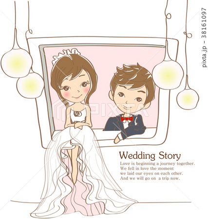 結婚 新郎 花嫁 38161097