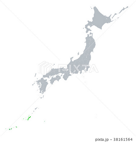 沖縄県地図 日本列島