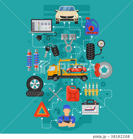 Car Service Infographics Car Service Infographics 38162208