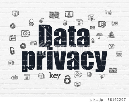 Privacy concept: Data Privacy on wall background Privacy concept: Data Privacy on wall background 38162297
