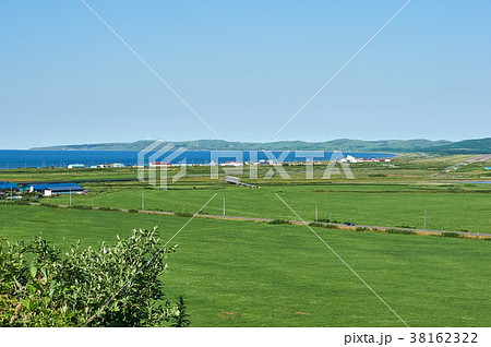 北海道立宗谷ふれあい公園からの宗谷丘陵の眺め 38162322