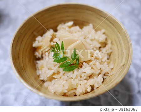 自家製たけのこご飯 自家製たけのこご飯 38163065