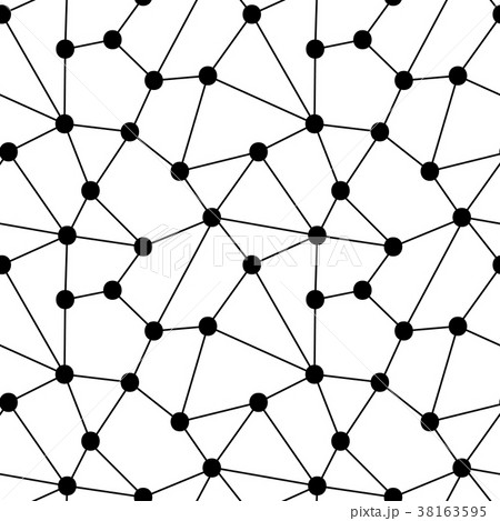 Dots and lines seamless pattern Dots and lines seamless pattern 38163595