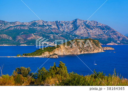 Island St. Nicholas in Budva Montenegro 38164365