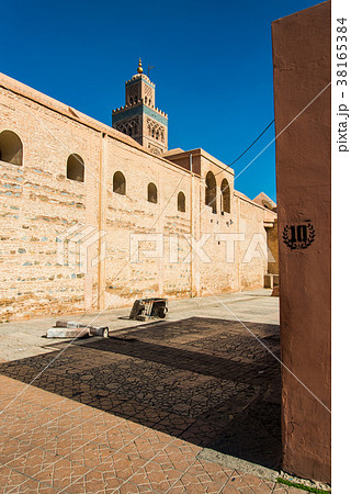 Koutoubia Mosque in Marrakesh,Morocco at sunny day 38165384
