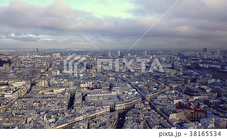aerial view of sacre coeur in paris aerial view of sacre coeur in paris 38165534