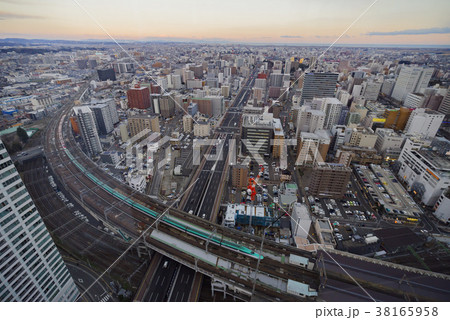 宮城県仙台市の市街地 City area of Sendai city, Miyagi prefec 38165958