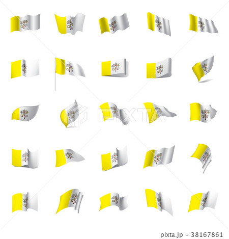 Vatican flag, vector illustration 38167861