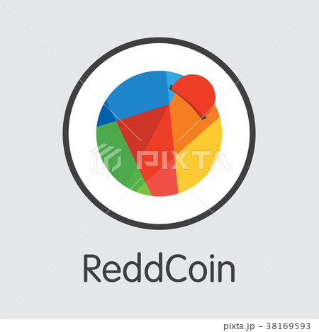 ReddCoin Cryptocurrency - Vector Colored Logo. 38169593