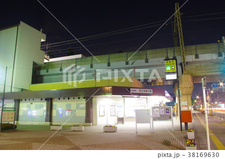 夜の京王多摩川駅 夜の京王多摩川駅 38169630