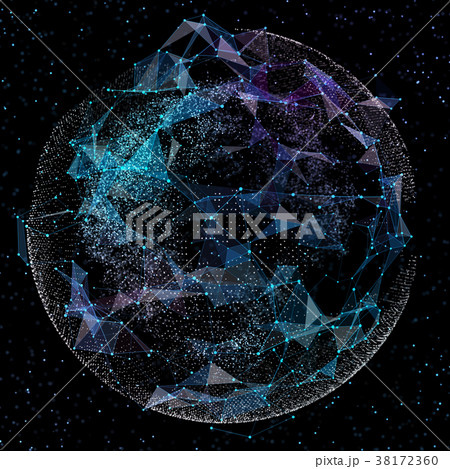 Earth, representing global network connection 38172360